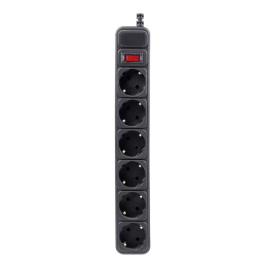 Gembird SPG6B-10PPB Garnizon EHB-15 network filter 6 sockets socket — 2