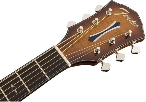 Fender FA345CE Auditorium Burst Acoustic Guitar — 3