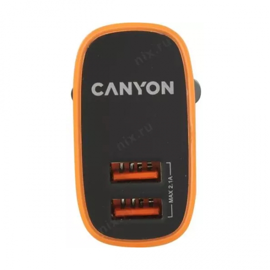 Canyon Universal Wall Charger 2xUSB 2.1A CNE-CHA02B — 2