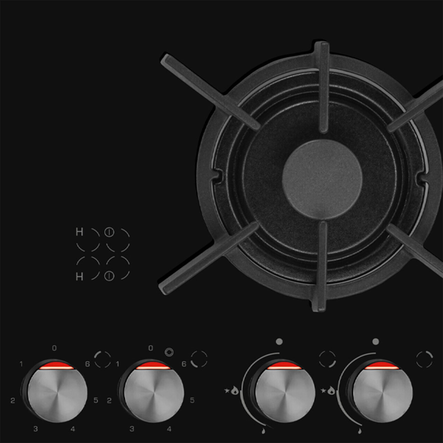 Gas hob HANSA BHMS61414030 — 5