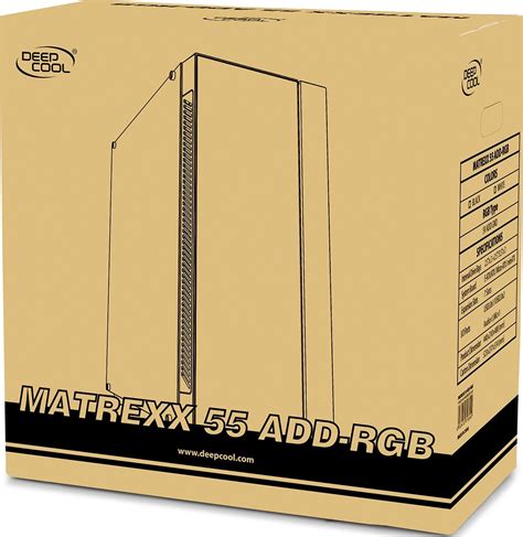 DeepCool MATREXX 55 V3 MID Towerw o PSU ATX — 3