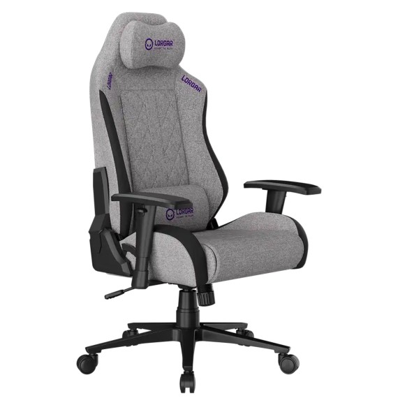 Gaming chair LORGAR Pro CHA41 Advanced Premium Anti-Stain Fabric LRG-CHA41-GY — 2