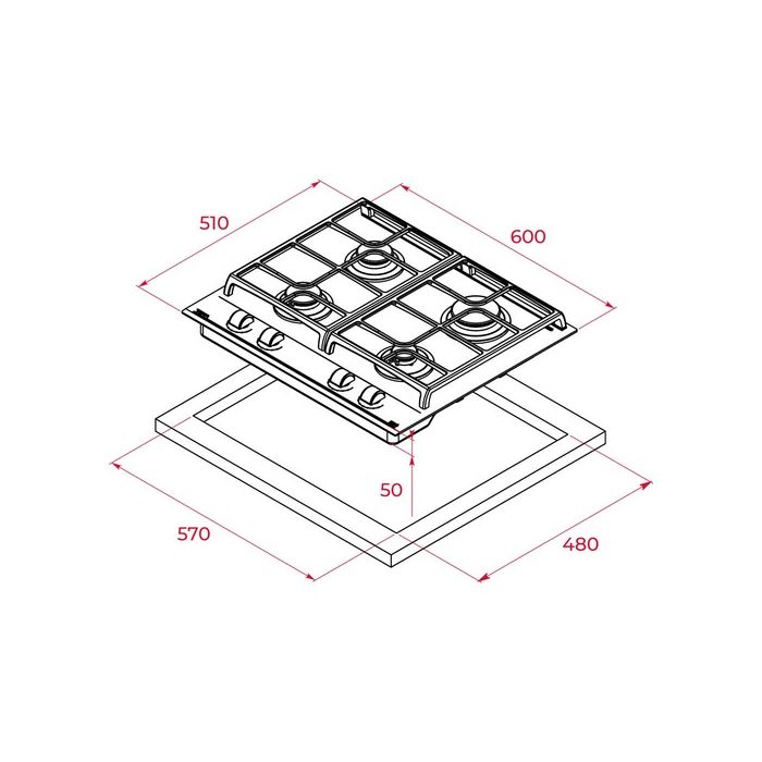 Gas hob TEKA GBC 64100 KBN — 5