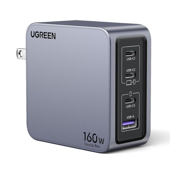 Power adapter UGREEN X763 Nexode Pro GaN Fast Charging PD 4 Ports GR 25877 160W — 2