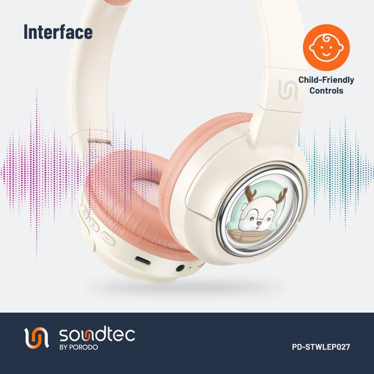 Headphone porodo kids 400mah