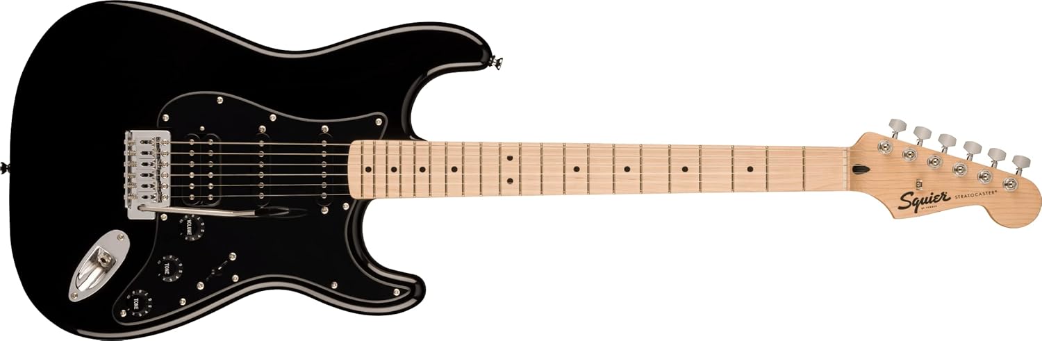 Squier Sonic Strat HSS MN BPG BLK — 2