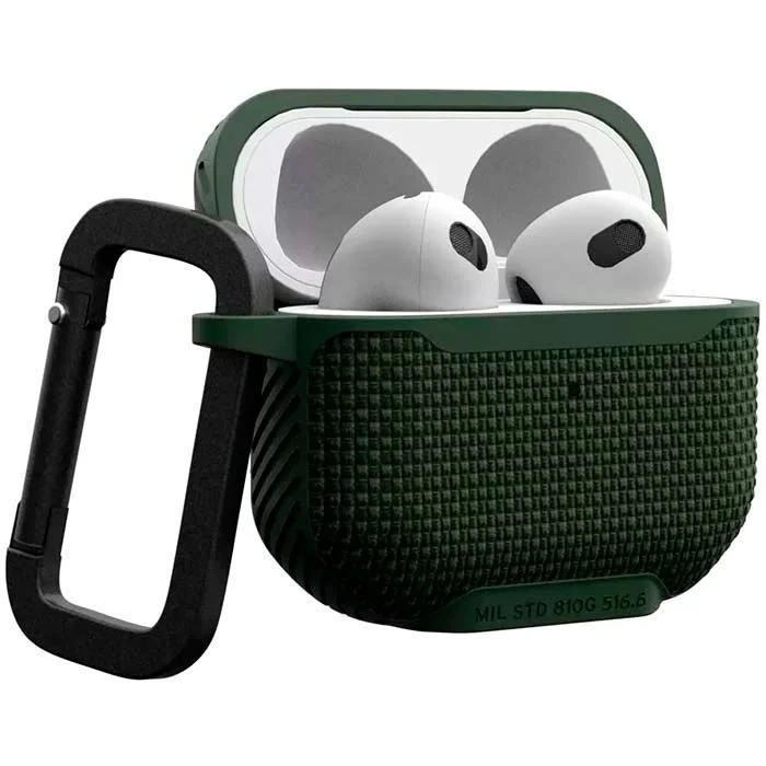 Protective Case UAG Metropolis Ballistic Olive Drab for AirPods 3 — 2