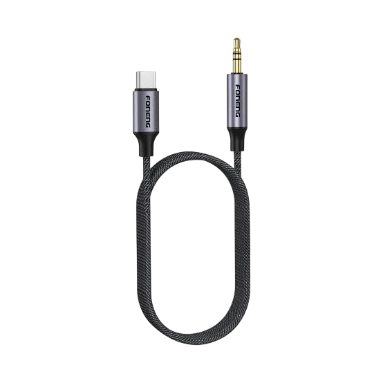 Foneng BM31 Metal Audio Cable Male 3.5mm to Lightning - 8990