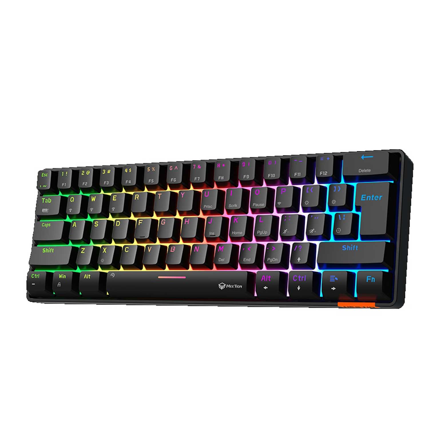 Keyboard MEETION 60% Layout Dual-Mode Wired+BT Gaming RU MT MT-MK005BT — 3