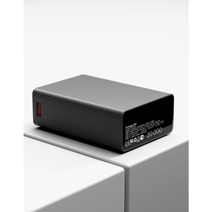 VLP B-Energy 20000 mAh 65W USB-C USB-A Steel 1042006 — 4
