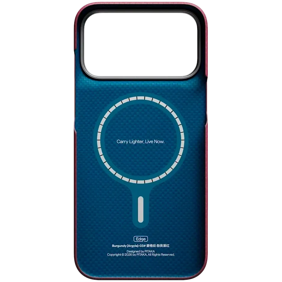 PITAKA Case PTK Weaving with MagSafe Sapphire for iPhone 18 Pro Max — 2
