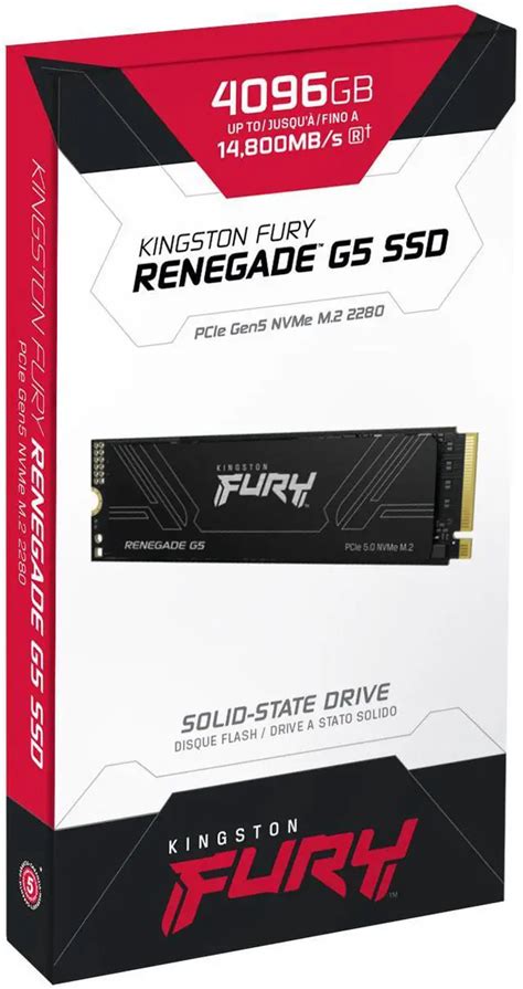 FURY Renegade G5 PCIe 5.0 NVMe M.2 SSD SFYR2S 2T0 — 5
