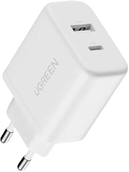 Fast charger UGREEN 2-Port 45310 20W — 3