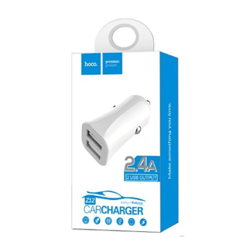 Car charger Hoco Z12 2.4A — 2