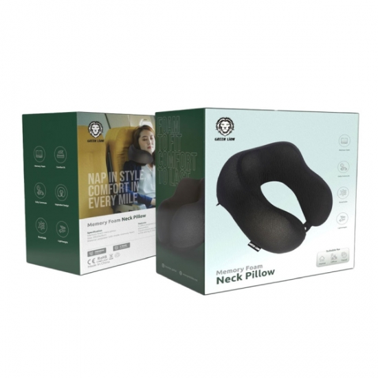 Lion Memory Foam Neck Pillow — 3