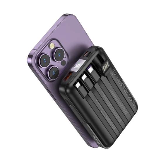 Hoco Rico 22 W+PD20W magnetic fast with 4 cables Power Bank 10000mAh J135 — 3