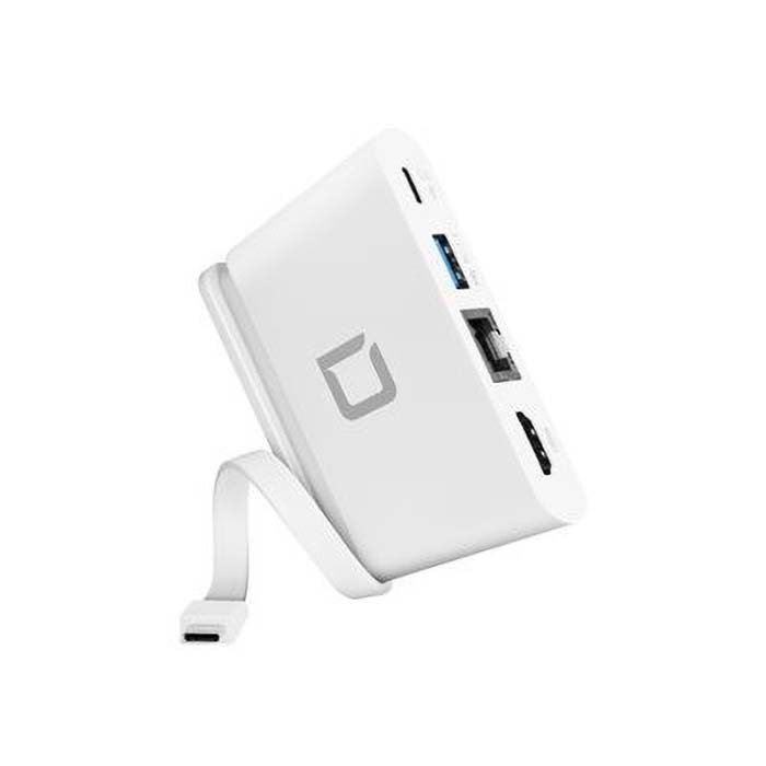 Dicota USB-C Portable 4-in-1 Docking Station D31730