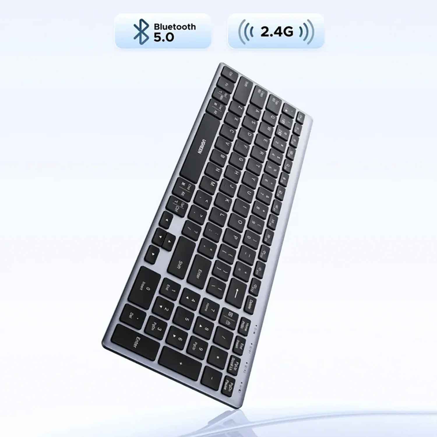 Keyboard UGREEN Multi-Mode Rechargeable Wrls+BT 75163 — 4