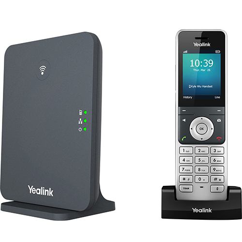 Yealink W76P DECT IP Phone with power supply — 2