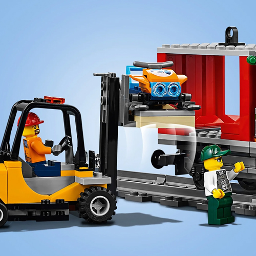 Constructor LEGO 60198 Cargo Train — 14