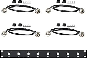 Phenyx Pro ANTK-FR4A BNC Antenna Kit 4 Connecting Cables 50cm 1.6Ft For Front Mounting Antennas