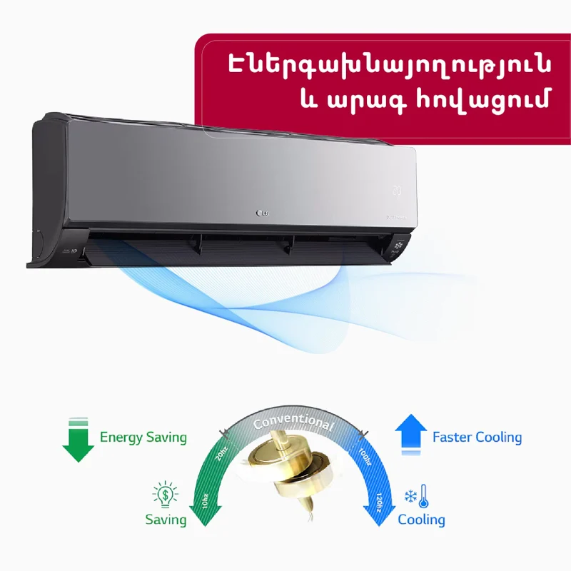 Air conditioner LG ARTCOOL A12CMH T — 9