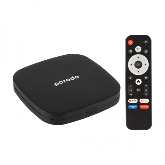 Porodo Android TV Box 1080P ROM Support 4K PD-ANTVB-BK — 2
