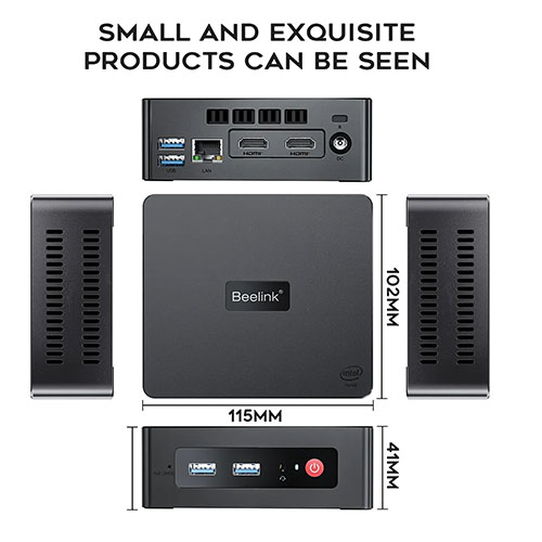 Beelink N5095 8G DDR4 128G 4K +5GHz WiFi BT4.0 Win11Pro — 4