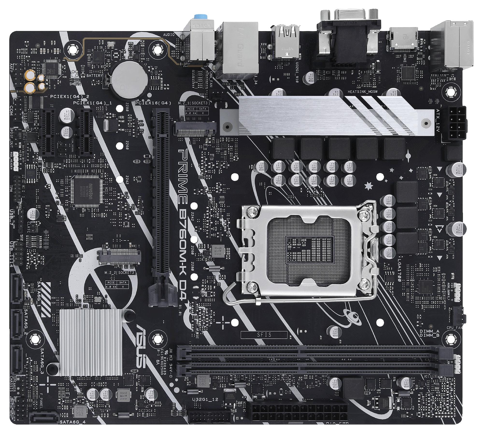 Prime B760M-K D4 iB760 1700s DDR4 ready — 4