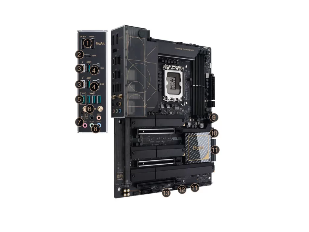 Motherboard ASUS ProArt Z790 Creator WiFi D5 ProArt Z790-Creator WiFi — 3
