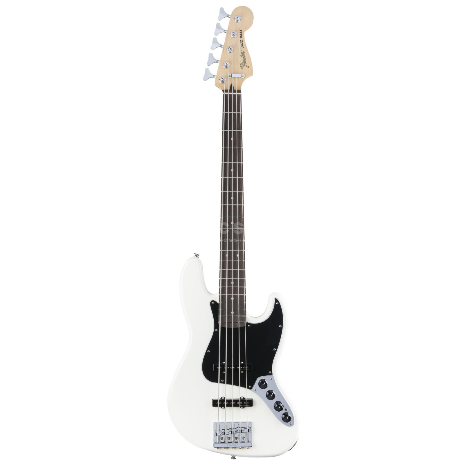 Fender Deluxe Active Jazz Bass Guitar V Olympic — 4