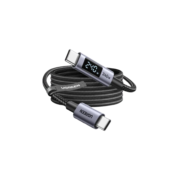 Cable UGREEN Type-C to Type-C PD Fast Charging 65867 240W — 2