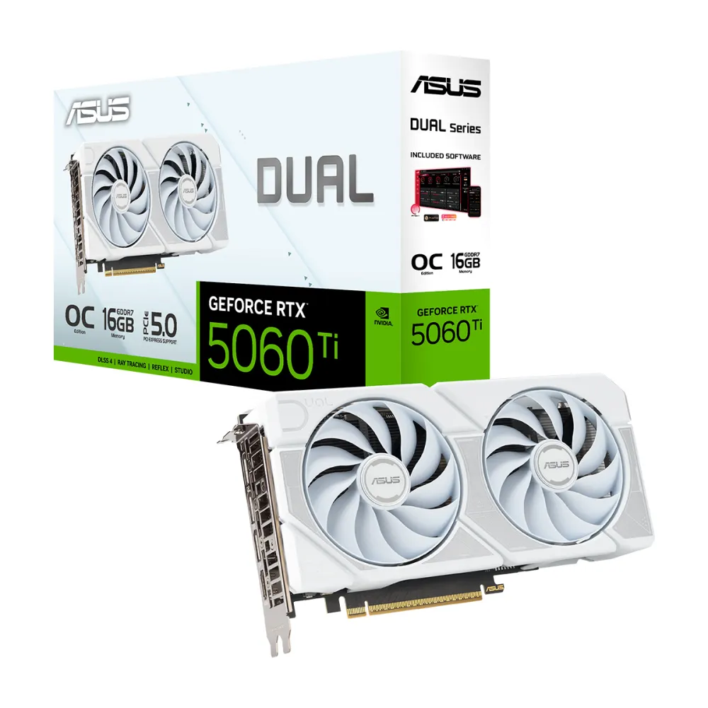 Dual GeForce RTX 5060 Ti GDDR7 OC — 8