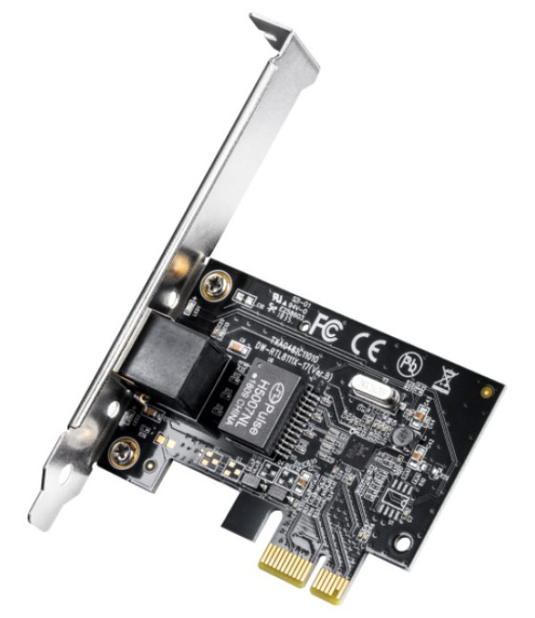 Gembird PCI-e Gbt LAN Card PCI-e 10 100 1000 — 2