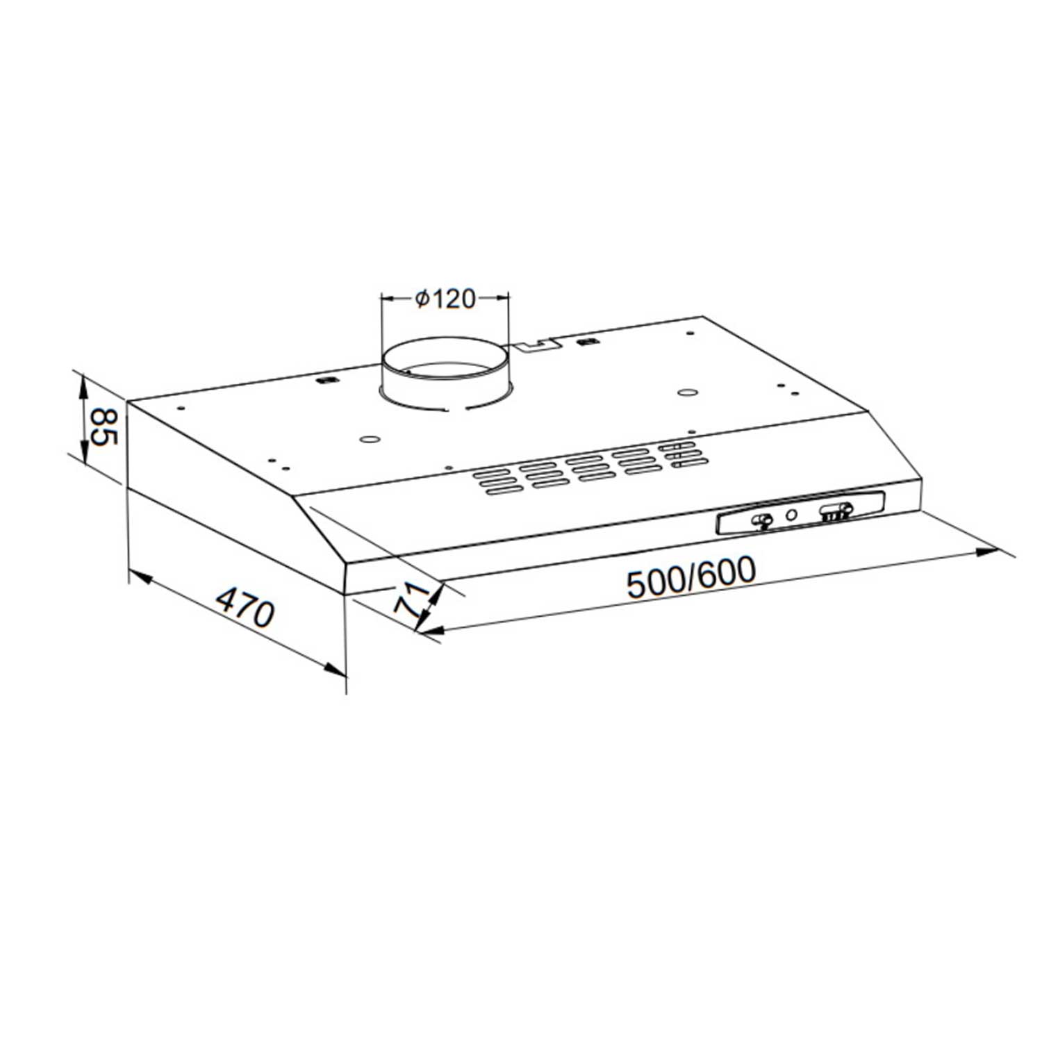 Range hood HANSA OSP6111SIH — 7