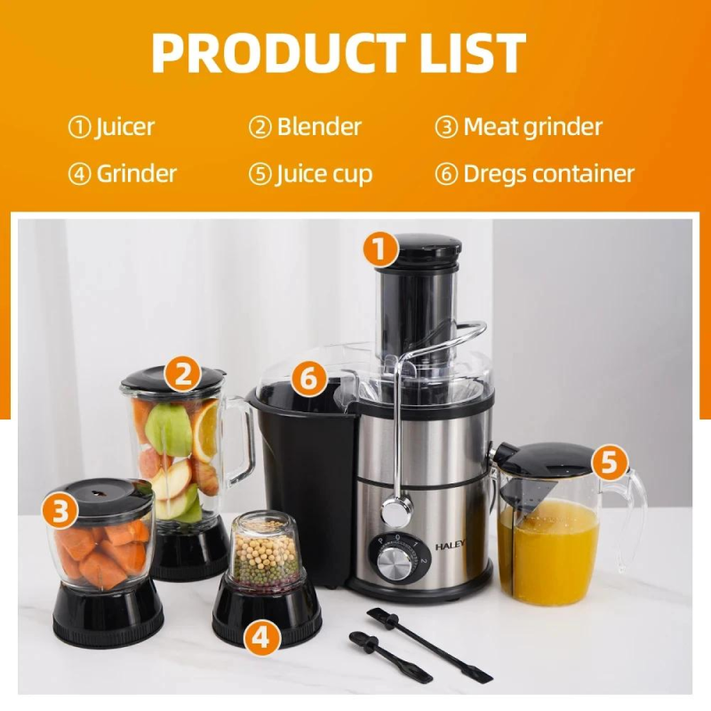 Juicer Haley 4in1 1800W HY-976 — 2