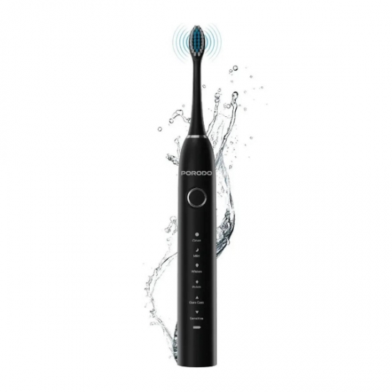Porodo Lifestyle Smart Sonic 6-Mode Electric Toothbrush with 4 Brush Heads — 3