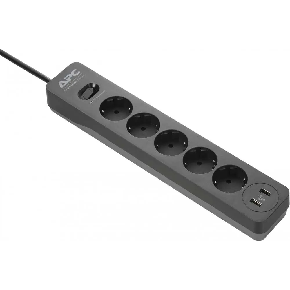 APC PME5U2B-RS network filter 5 sockets socket — 2