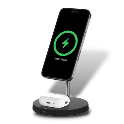 Wireless charger Belkin Boost Charge Pro MagSafe 2in1 15W Wireless
