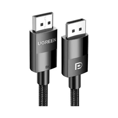 DP 1.4 male to male braided cable with plastic case UGREEN 80392