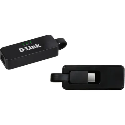 USB-A to USB-C 3.0 network adapter D-Link DUB-2312 A2A USB-A to USB-C 3.0 to 10 100 1000 LAN Adapter