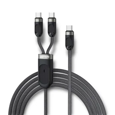 Cable Porodo Dual Type-C Fast Charging Cable 1 60W