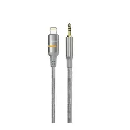 Charging cord Porodo Aux to Lightning Braided Cable 1. PDCBL0029GYL