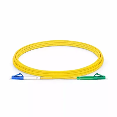 Fiber cable FS.COM 3m 10ft LC UPC to LC UPC Simplex OS2 Single Mode Riser OFNR 2.0mm
