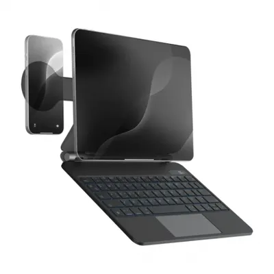 Keyboard case Powerology DynaBoard Wireless Keyboard Case with MagSafe Phone Holder for iPad 13 M4