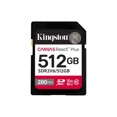 Memory card KINGSTON Canvas React Plus V60 SD
