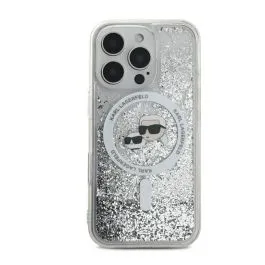Պատյան iPhone 16 Pro Karl Lager Magsafe Liquid Glitter hard Karl Head