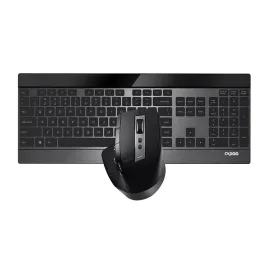 Wireless Keyboard and Mouse RAPOO Multi-mode Ultra-slim US_ 9900M