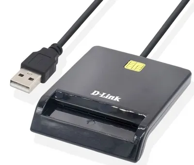 Card reader D-Link DCR-100 B1A USB PC SC Smart Card Reader
