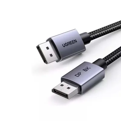 Cable UGREEN DP120 DisplayPort 1.4 8K BK GR 25903